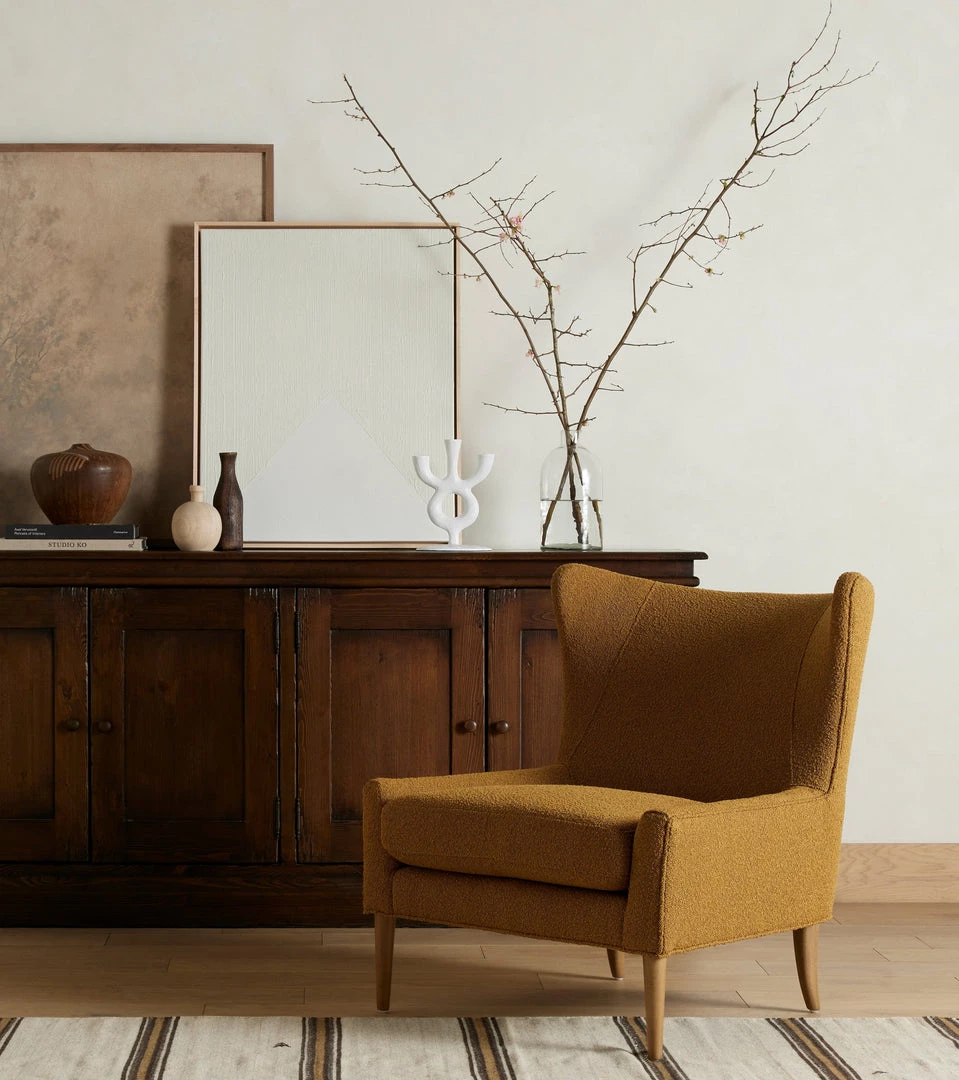 Four Hands Marlow Wing Chair FURNITURE