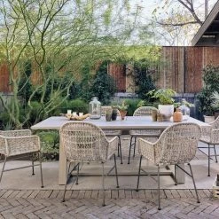 Four Hands Bandera Outdoor Woven Dining Chair FURNITURE