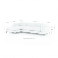 Four Hands Grammercy 2-Piece Chaise Sectional