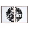 Four Hands Global Disco Diptych, Black By Jess Engle Art