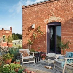 Four Hands OUTDOOR Delano Chair + Ottoman