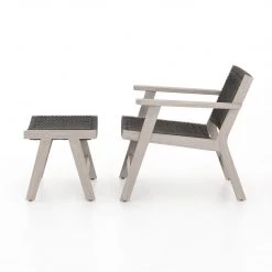 Four Hands OUTDOOR Delano Chair + Ottoman
