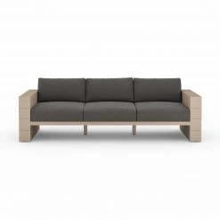 Four Hands Leroy Outdoor Sofa - Washed Brown FURNITURE