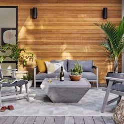 Four Hands OUTDOOR Delano Chair + Ottoman