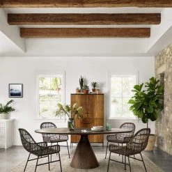 Four Hands Bandera Outdoor Woven Dining Chair FURNITURE