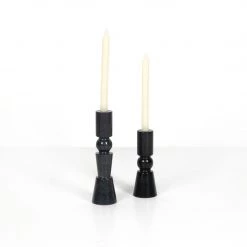 Four Hands NEW Rosette Taper Candlesticks