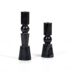 Four Hands NEW Rosette Taper Candlesticks