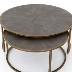 Four Hands Shagreen Nesting Coffee Table