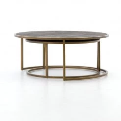 Four Hands Shagreen Nesting Coffee Table