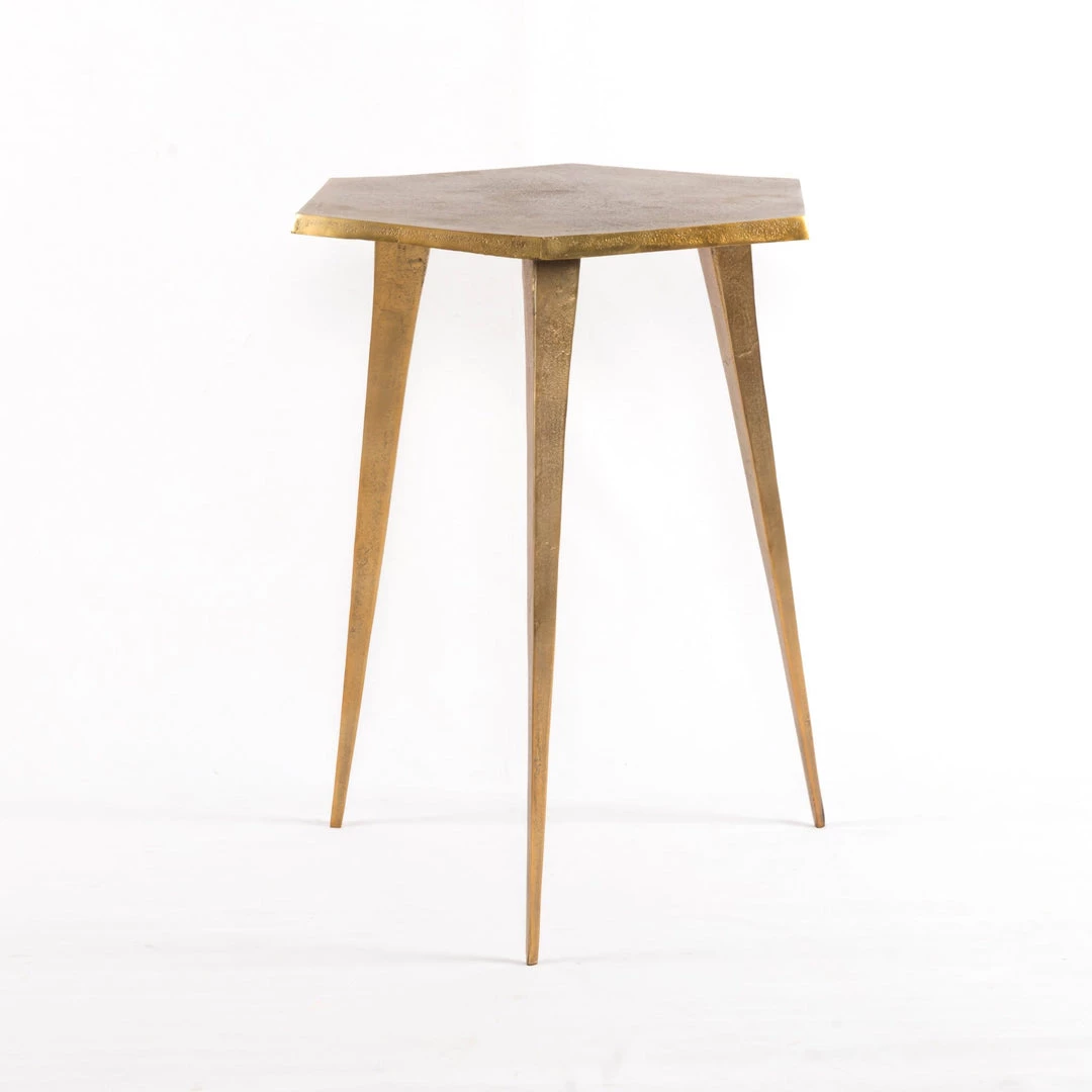 Four Hands Hex End Table