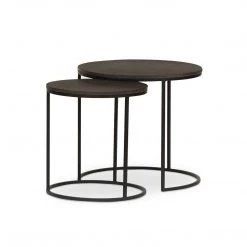 Four Hands Lavastone Nesting Table