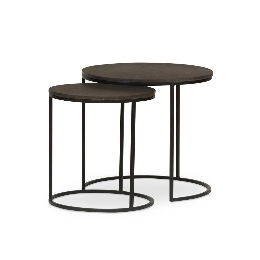 Four Hands Lavastone Nesting Table