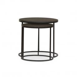 Four Hands Lavastone Nesting Table