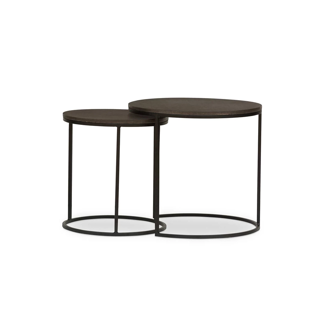 Four Hands Lavastone Nesting Table
