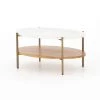 Four Hands Olga Oval Coffee Table FURNITURE