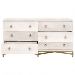 Essentials For Living FURNITURE Strand Shagreen 6 Drawer Double Dresser