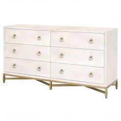 Essentials For Living FURNITURE Strand Shagreen 6 Drawer Double Dresser