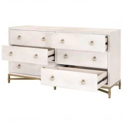 Essentials For Living FURNITURE Strand Shagreen 6 Drawer Double Dresser