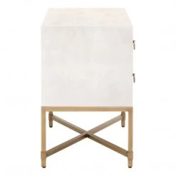 Essentials For Living FURNITURE Strand Shagreen 2 Drawer Nightstand