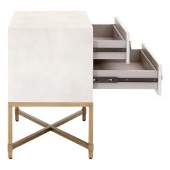 Essentials For Living FURNITURE Strand Shagreen 2 Drawer Nightstand