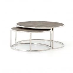 Four Hands Shagreen Nesting Coffee Table