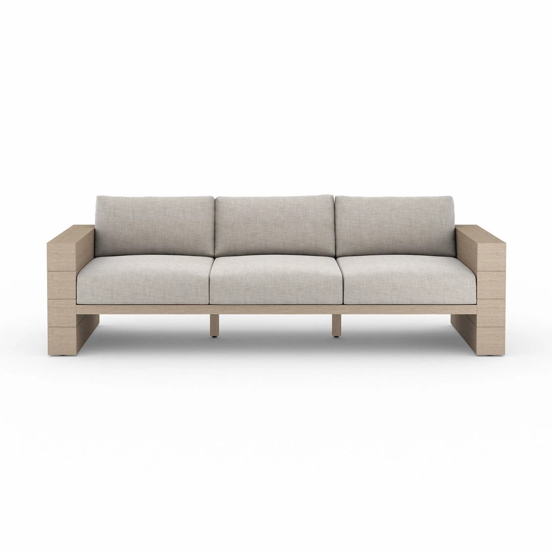 Four Hands Leroy Outdoor Sofa - Washed Brown FURNITURE