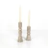 Four Hands NEW Rosette Taper Candlesticks